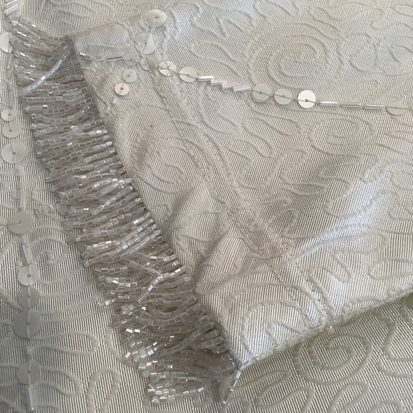 Walter Ma Beaded White Top Size 40 EU - Picture 7 of 7